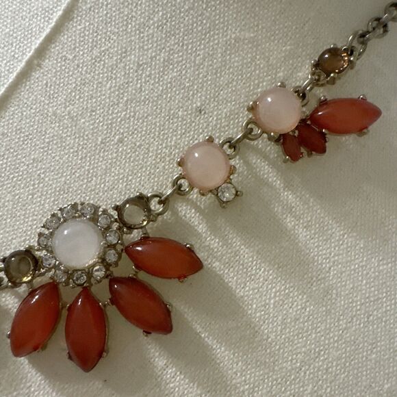 Bridgerton Women Necklace Statement Multicolor Stones Rhinestone Gold Chain - Picture 6 of 11